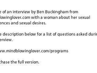 섹스 조언 남성을위한 벤 buckingham 섹스 조언 라이브 인터뷰
